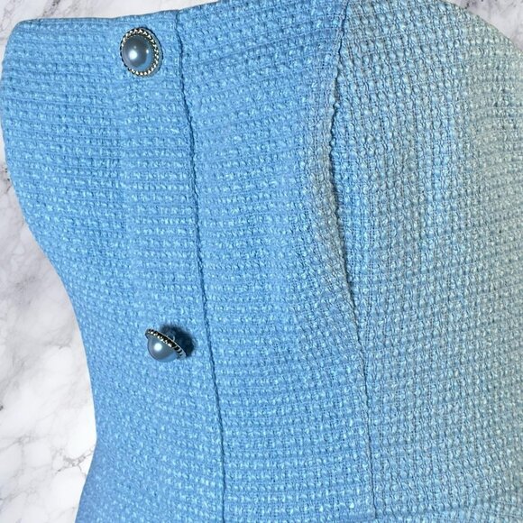 MORE TO COME Anwen Mini Dress Baby Blue - Picture 6 of 12